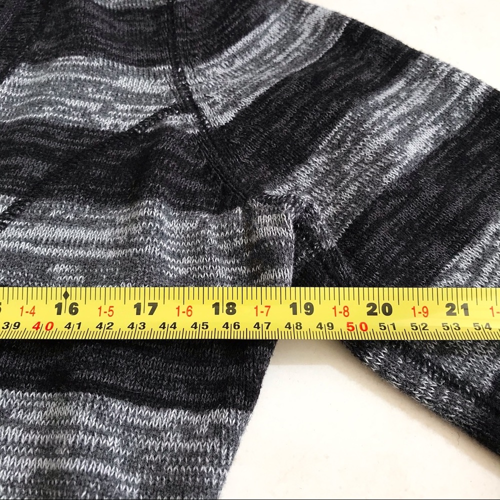 Guess 100% Cotton Striped Shawl Collar Sweater - Picture 9 of 11